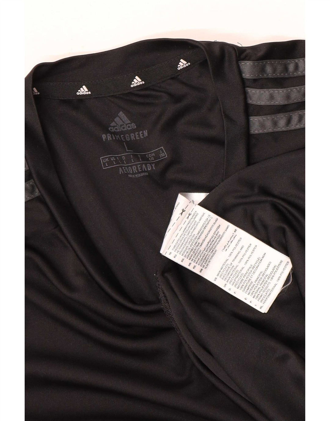 Adidas Ανδρικό T-Shirt Aeroready Top Large Μαύρο Πολυεστέρας
