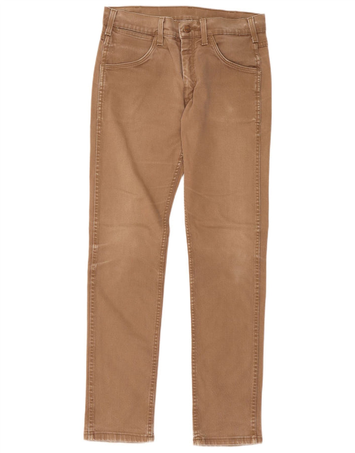 Ανδρικό Slim Jeans Wrangler W31 L34 Καφέ βαμβακερό