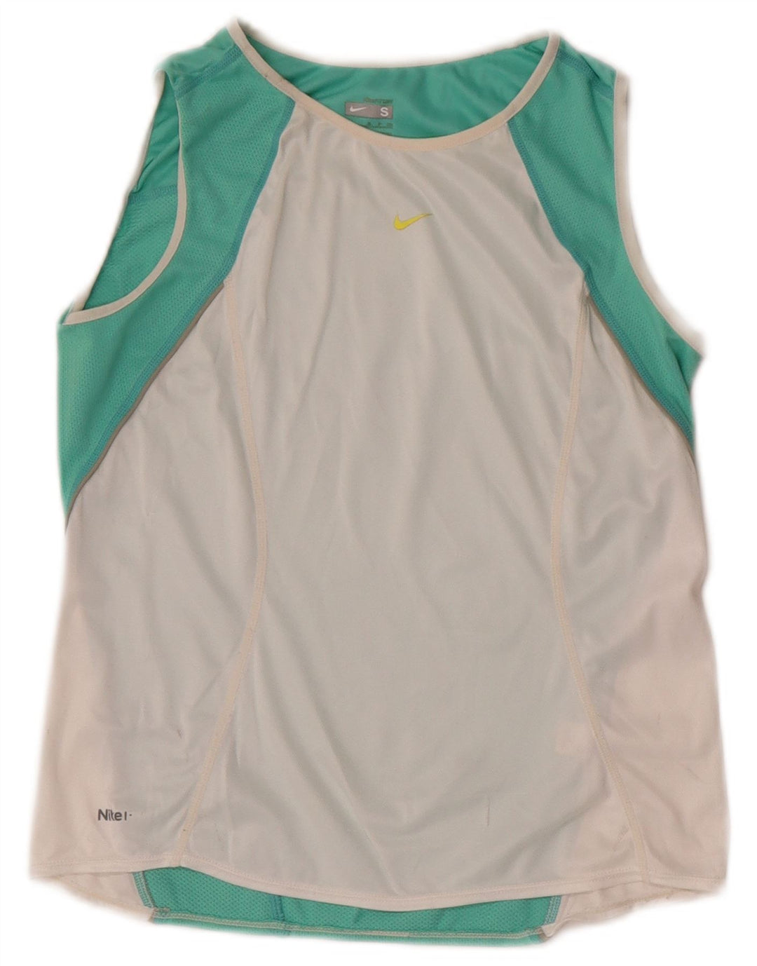 Γυναικείο γιλέκο Nike Crop τοπ UK 8 Small White Colourblock