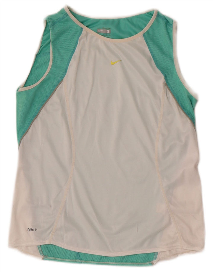 Γυναικείο γιλέκο Nike Crop τοπ UK 8 Small White Colourblock