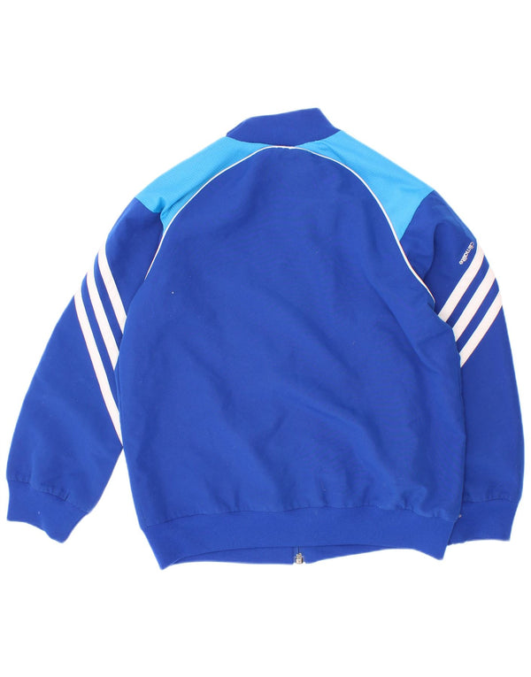 Adidas Boys αθλητική φόρμα Adidas Top Jacket 7-8 Years Blue Colourblock Polyester
