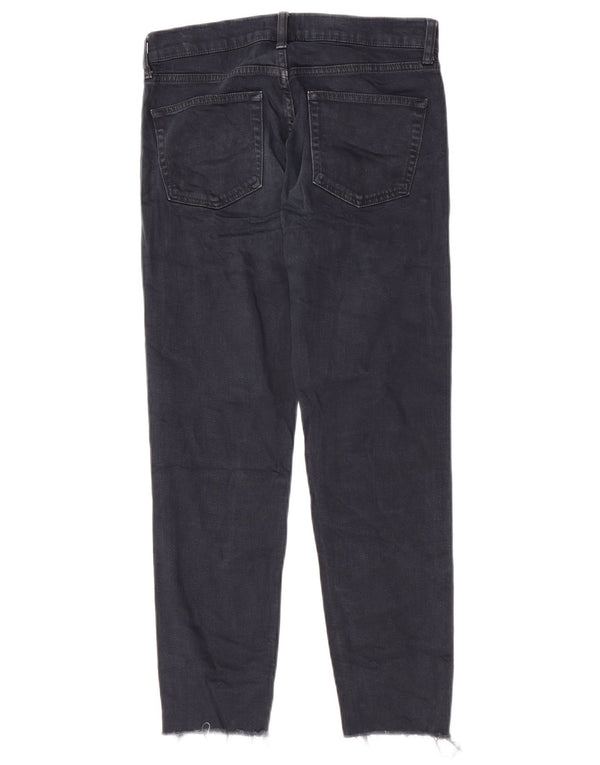 Zara Γυναικείο Slim Jeans EU 36 XS W26 L27 Navy Blue με στίγματα