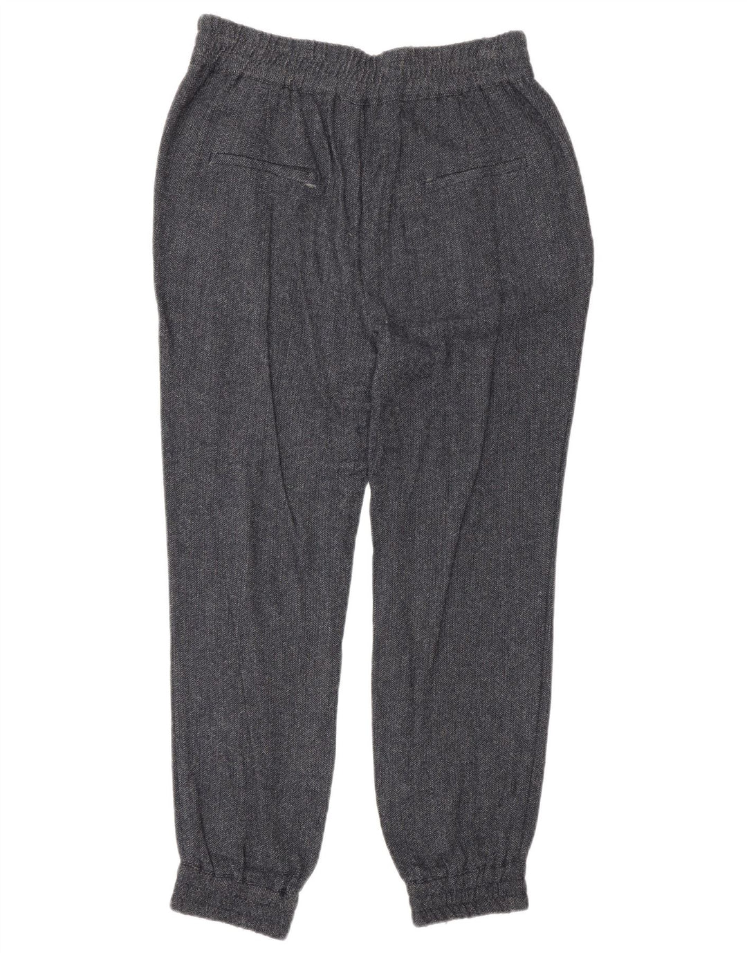 Zara Γυναικείο παντελόνι Jogger Medium W28 L27 Navy Blue ψαροκόκκαλο βισκόζη