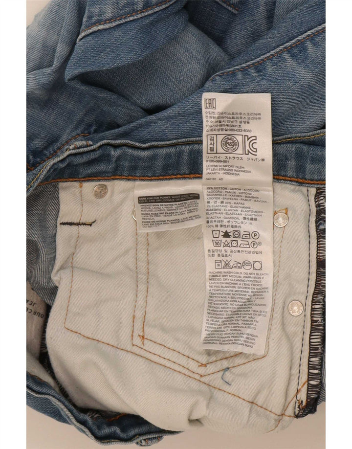 Levi's Mens 507 Bootcut Jeans W32 L34 Μπλε βαμβακερό