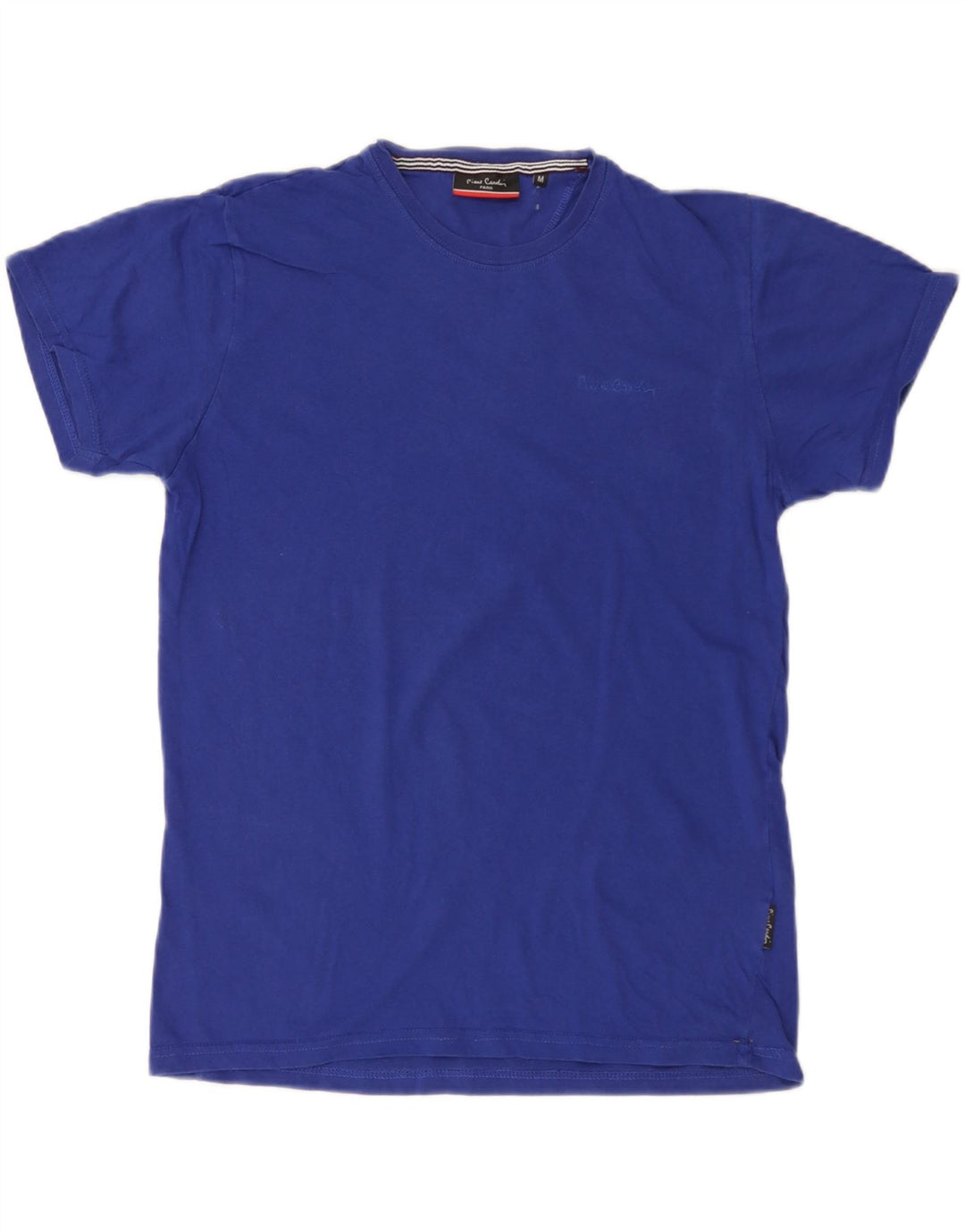 Ανδρικό T-Shirt Pierre Cardin Τοπ μεσαίο μπλε βαμβακερό