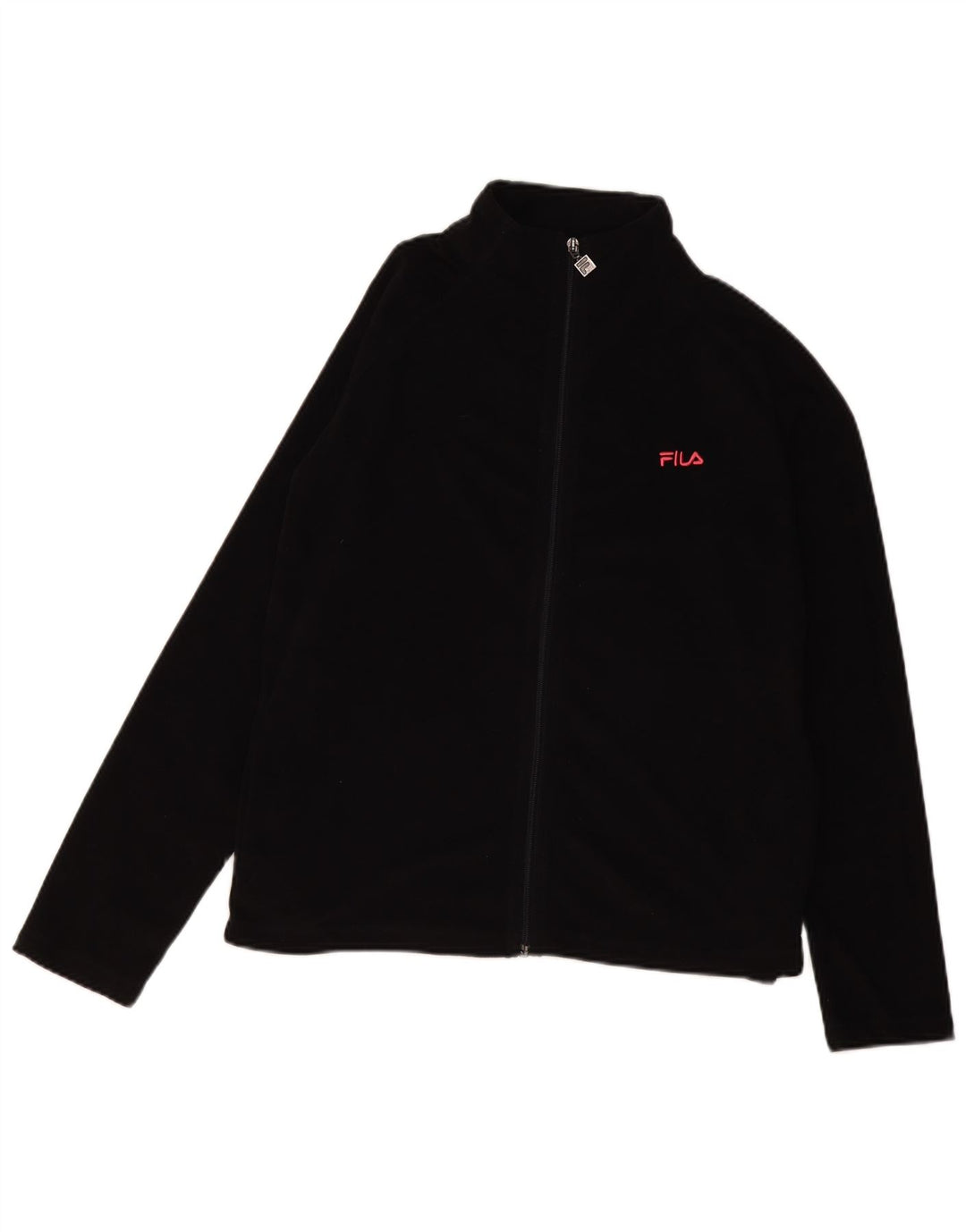 Fila Γυναικείο Fleece Jacket UK 16 Large Black Polyester