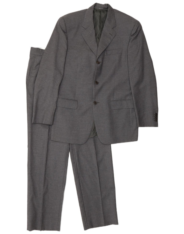 Cerruti 1881 Ανδρική φόρμα 3 κουμπιών 2 τεμαχίων IT 48 Medium W34 L32 Γκρι βαμβακερό