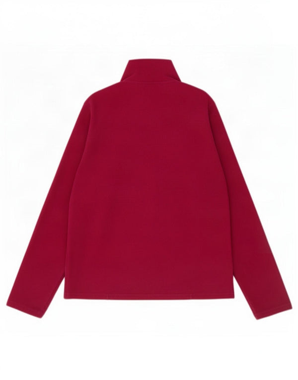 The North Face γυναικείο φερμουάρ Fleece Jumper UK 14 Medium Pink Polyester