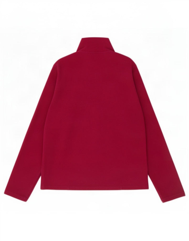 The North Face γυναικείο φερμουάρ Fleece Jumper UK 14 Medium Pink Polyester