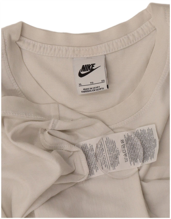 Ανδρικό T-Shirt Nike XL Λευκό βαμβακερό