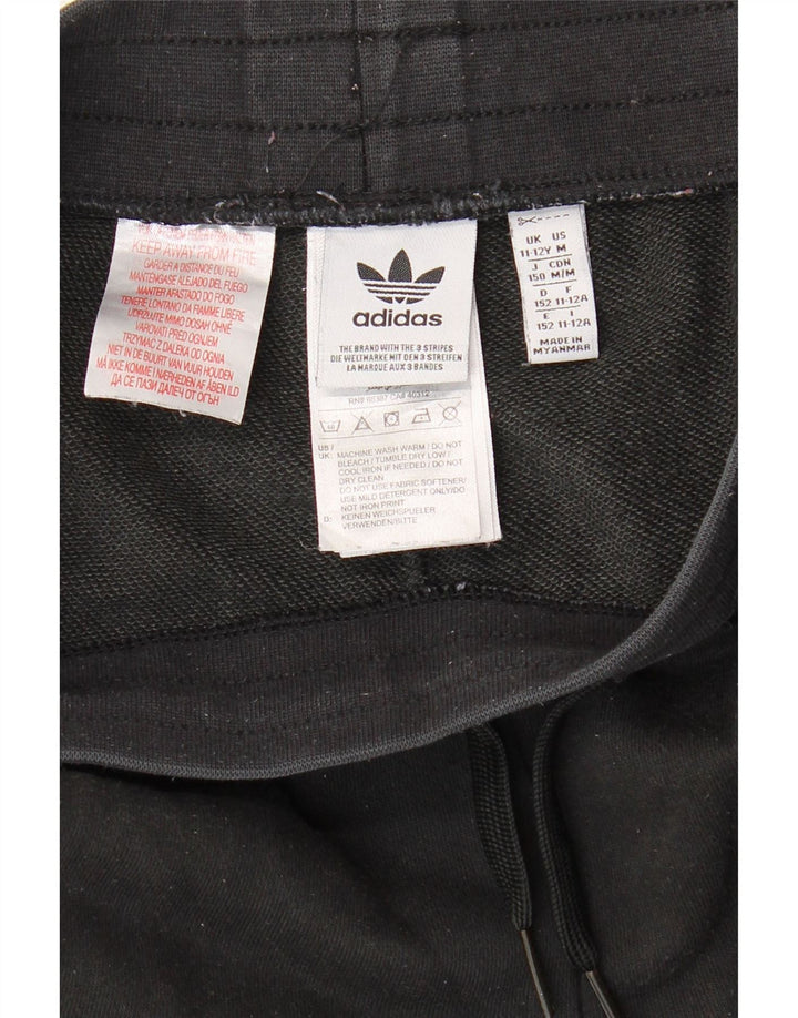 ADIDAS για αγόρια αθλητικά παντελόνια Joggers 11-12 ετών μαύρο βαμβακερό