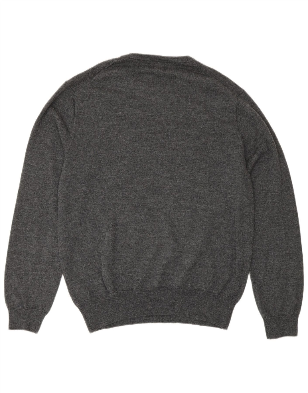 Πόλο Ralph Lauren Ανδρικό πουλόβερ με λαιμόκοψη μεσαίου γκρι μαλλί