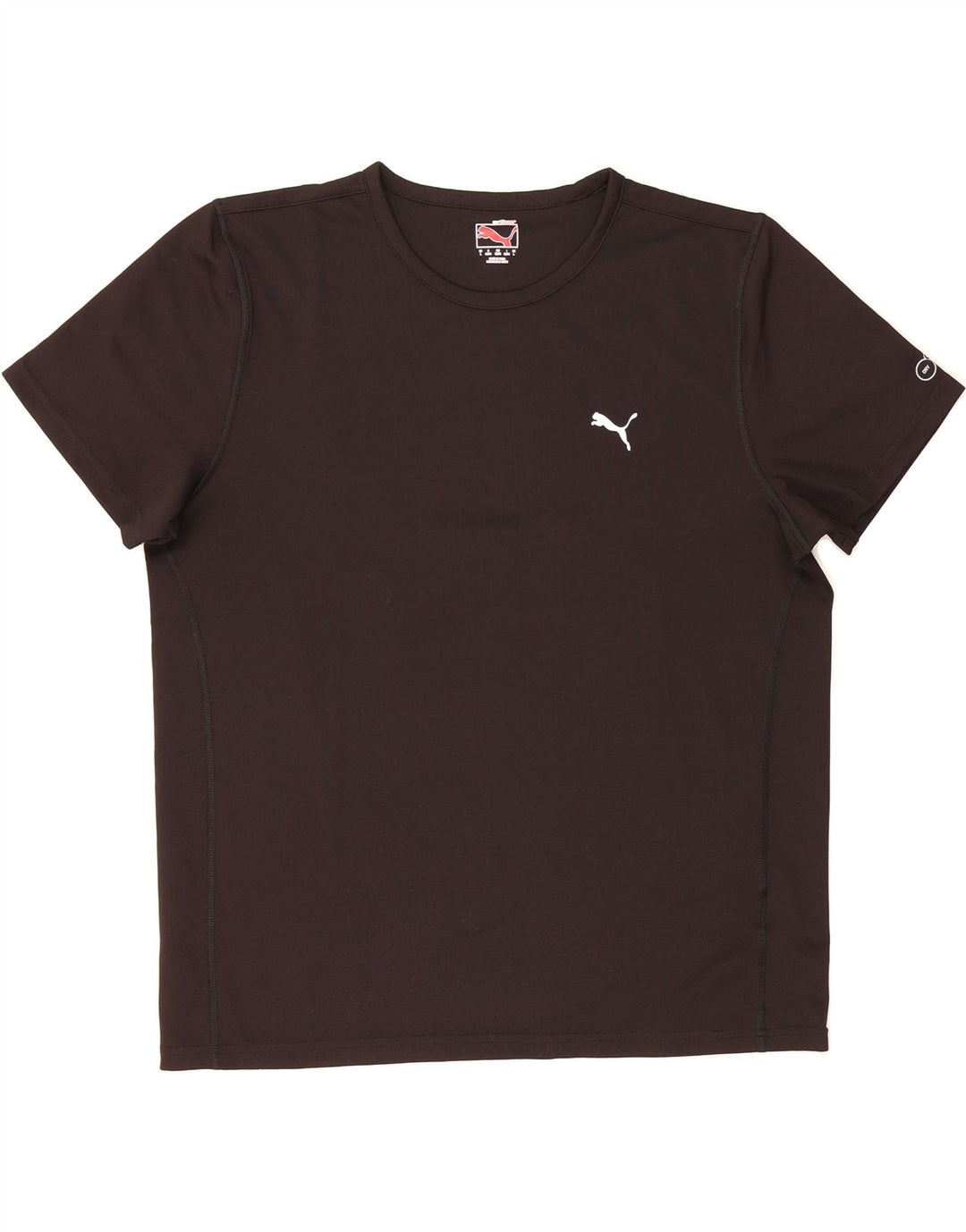 PUMA Mens T-Shirt Top Large Black Vintage Puma and Second-Hand Puma from Messina Hembry 
