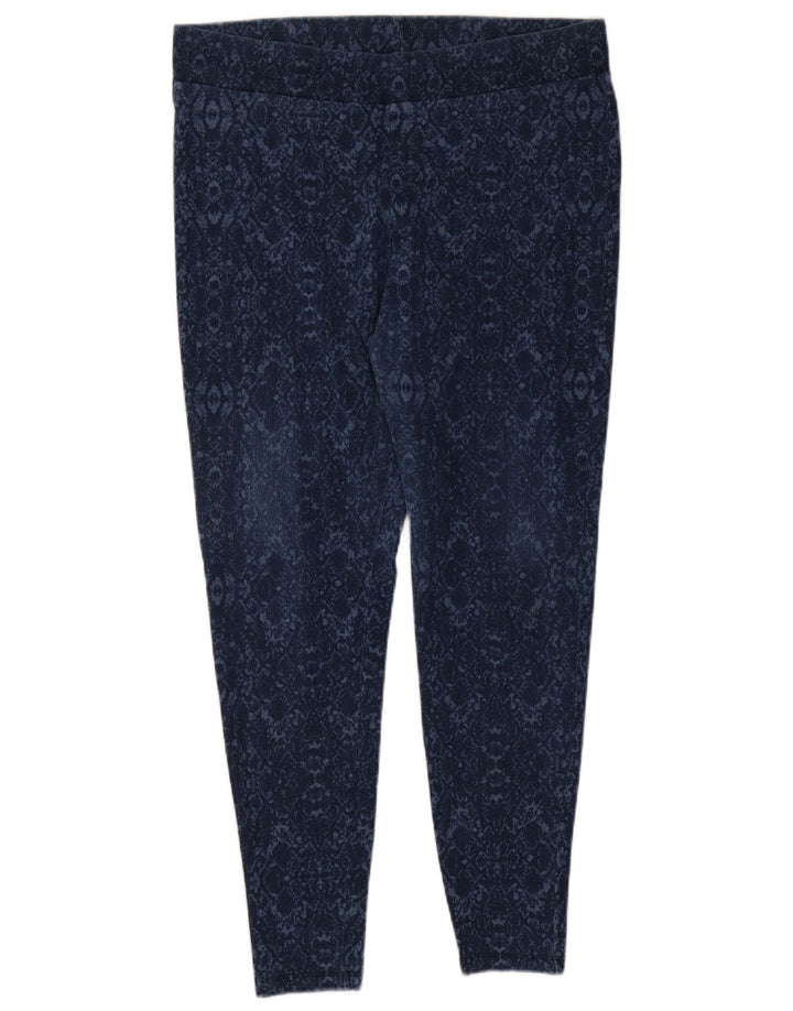 Marks & Spencer Γυναικεία Κολάν UK 18 XL Blue Ikat