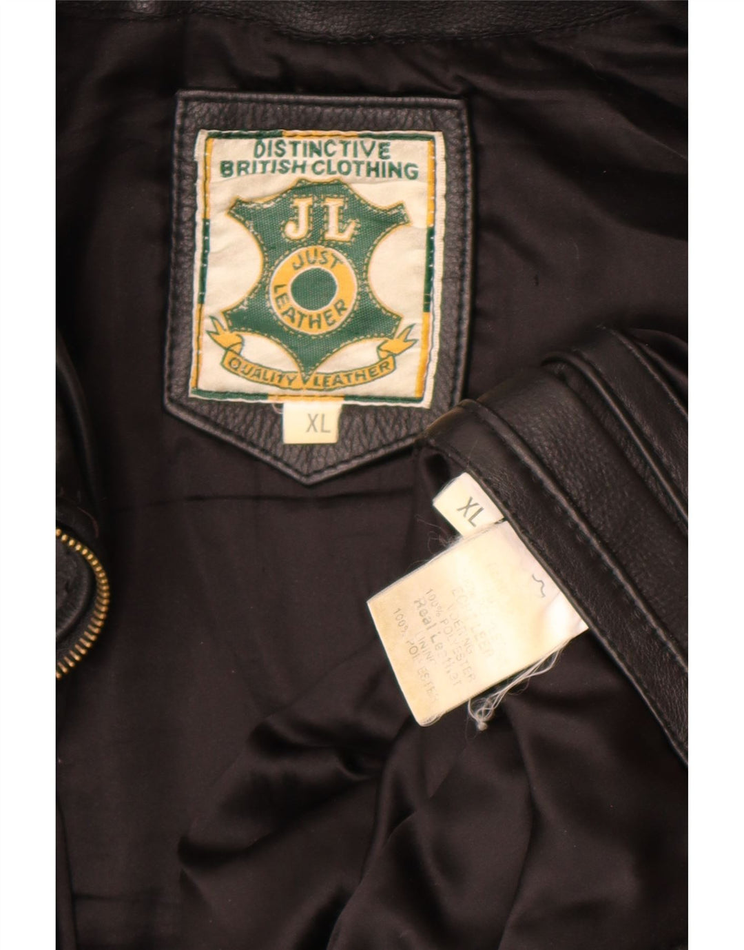 Vintage Ανδρικό Δερμάτινο Μπουφάν UK 42 XL Μαύρο Δερμάτινο