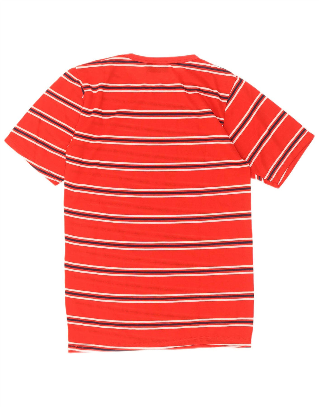 Vintage Ανδρικό T-Shirt Top Μικρό κόκκινο ριγέ ακρυλικό