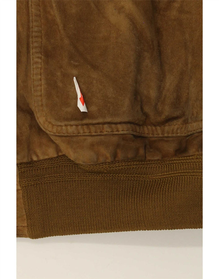 Ανδρικό Scout Suede Bomber Jacket UK 40 Large Beige