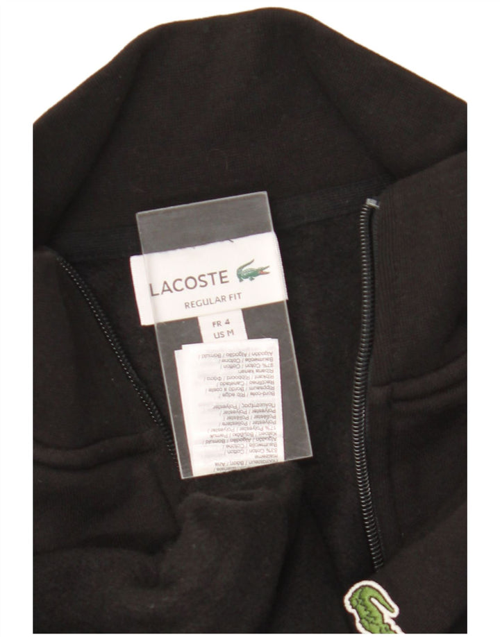 Lacoste Ανδρική φόρμα αθλητικής φόρμας Lacoste Top Jacket Μέγεθος 4 Μεσαίο μαύρο βαμβακερό