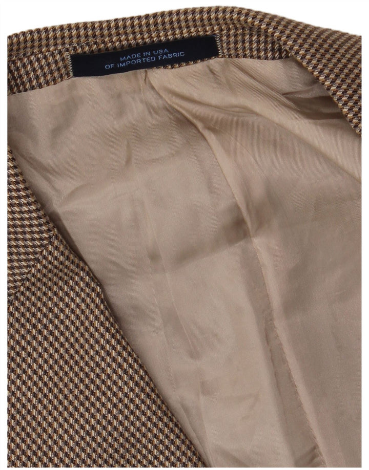 JOSEPH ABBOUD Mens 2 Button Blazer Jacket UK 40 Large Brown