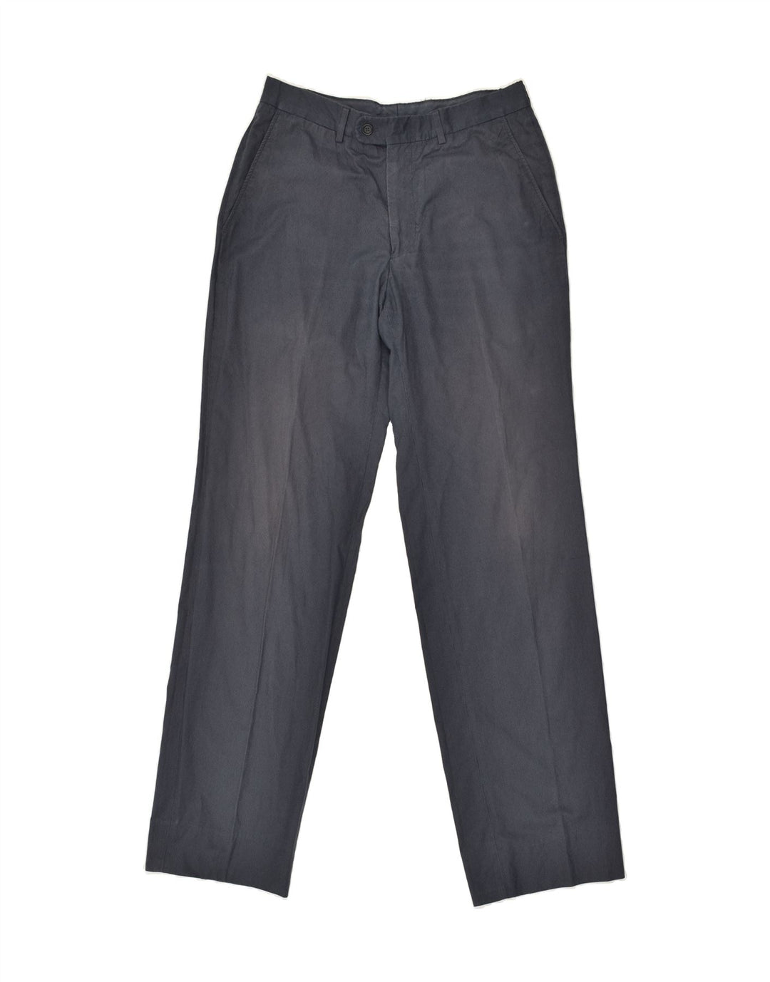 MASSIMO DUTTI Womens Chino Trousers EU 40 Medium W31 L33 Navy Blue Cotton | Vintage Massimo Dutti | Thrift | Second-Hand Massimo Dutti | Used Clothing | Messina Hembry 