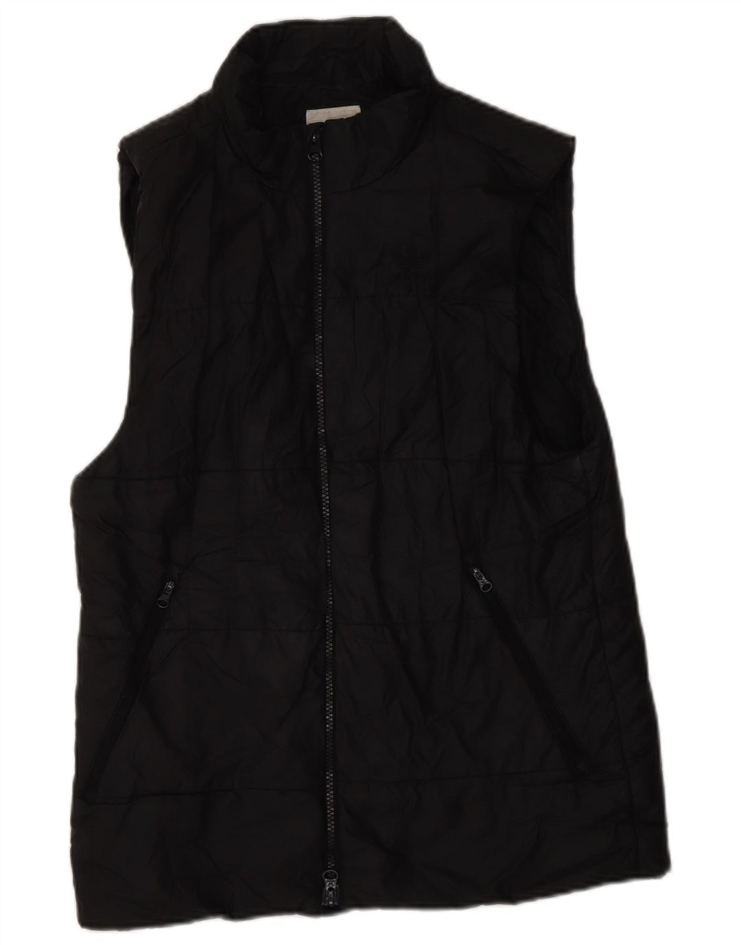 ADIDAS Γυναικεία padded Gilet UK 10 Small Black Polyester