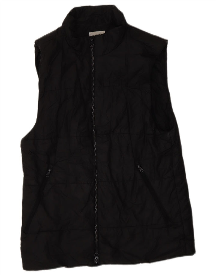 ADIDAS Γυναικεία padded Gilet UK 10 Small Black Polyester