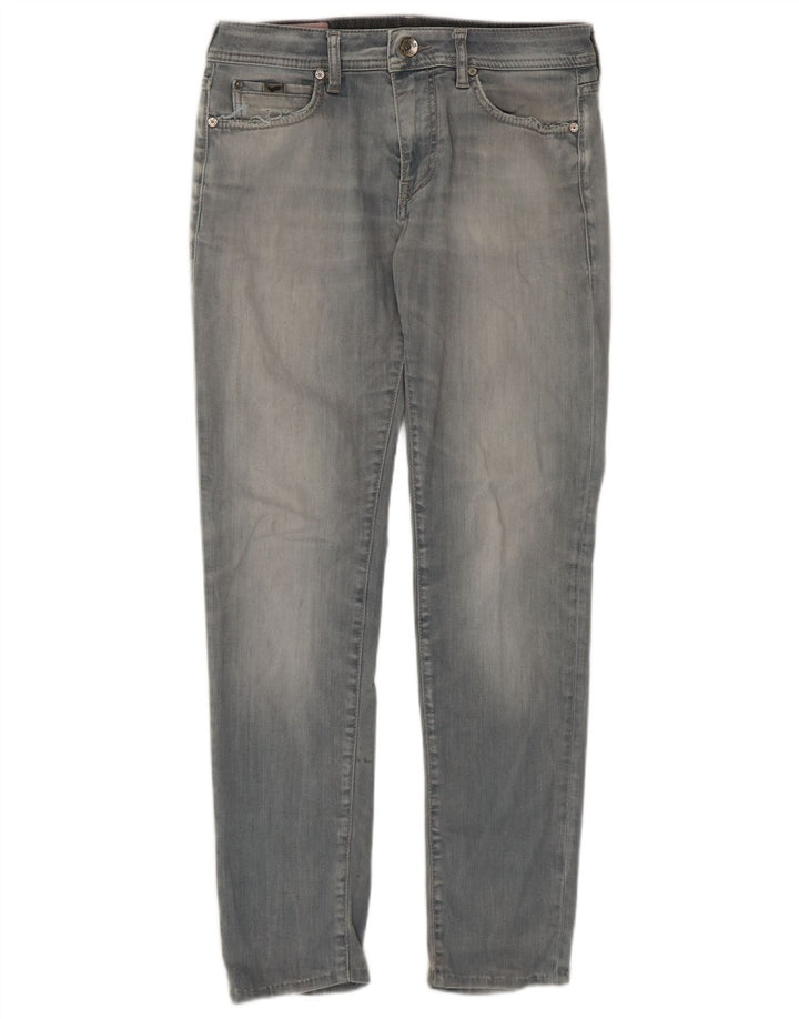 Gas Γυναικείο Slim Jeans W32 L29 Γκρι βαμβακερό