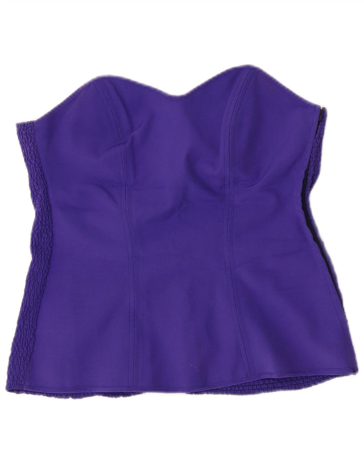 Pancaldi & B Γυναικείο Κορσέ Τοπ UK 8 Small Purple Silk
