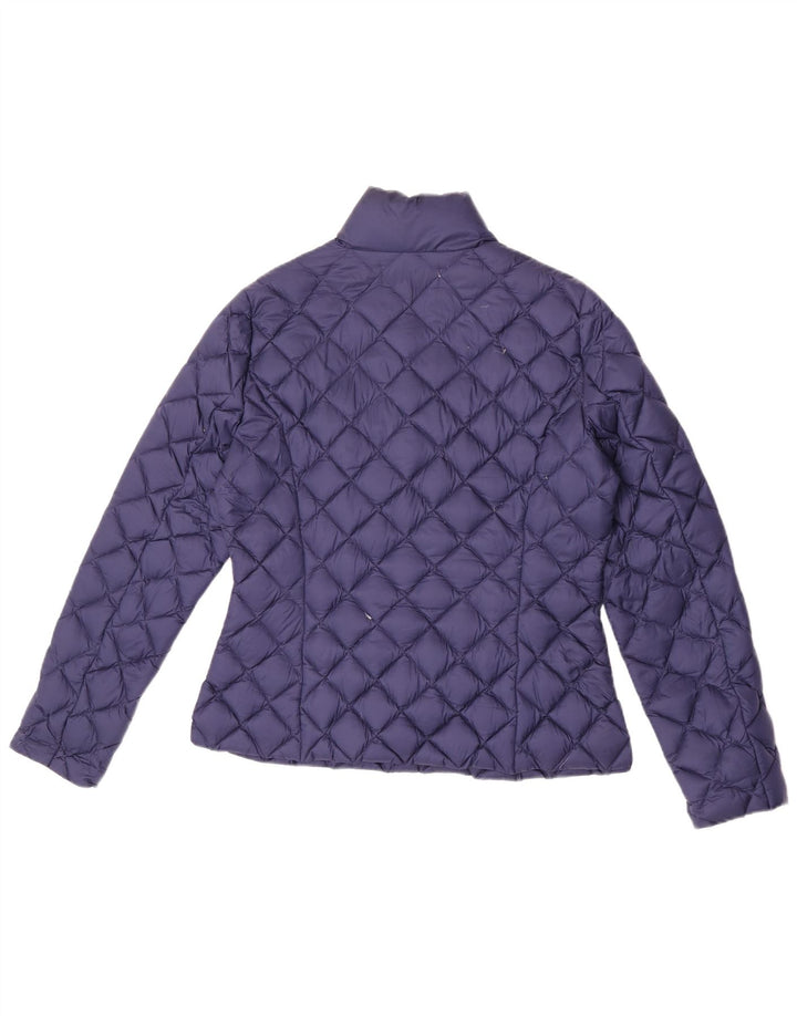 Trussardi γυναικείο μπουφάν με επένδυση IT 44 Medium Navy Blue Polyamide