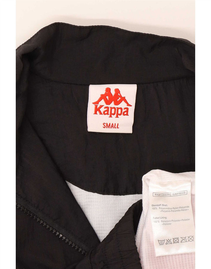 Ανδρική φόρμα γραφική Kappa Top Jacket Small Black Colourblock Polyamide