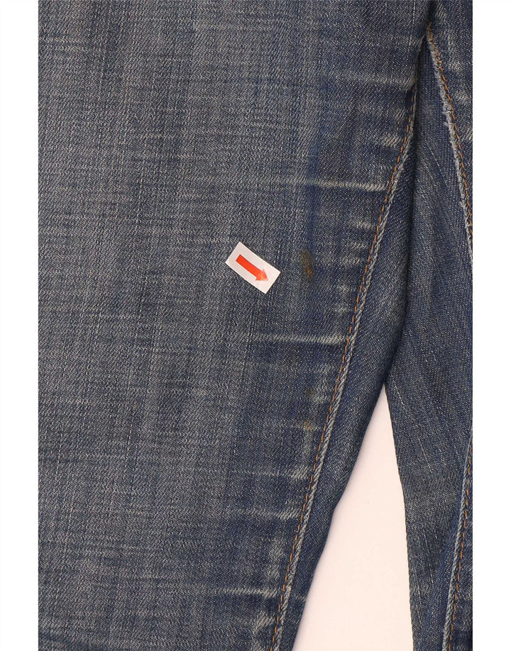 Levi's Womens 528 Straight Jeans W32 L34 Blue Cotton