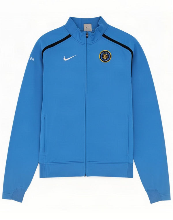 Nike Boys Inter Milan Tracksuit Top Jacket 13-14 Years XL Blue