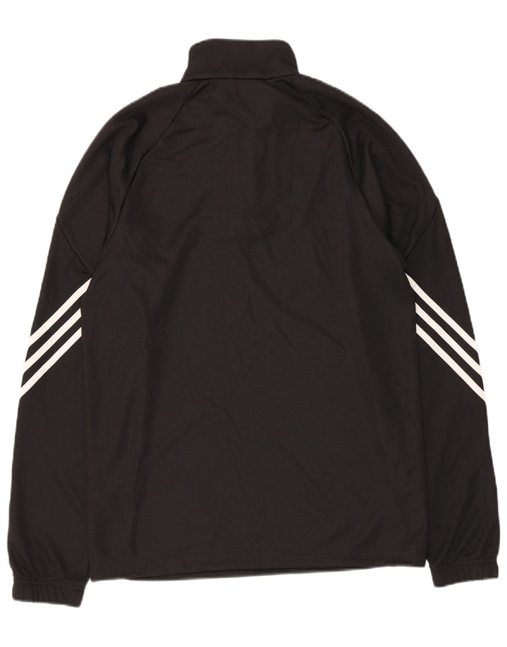 Ανδρική φόρμα πουλόβερ με φερμουάρ Climalite Adidas Top Small Black Polyester