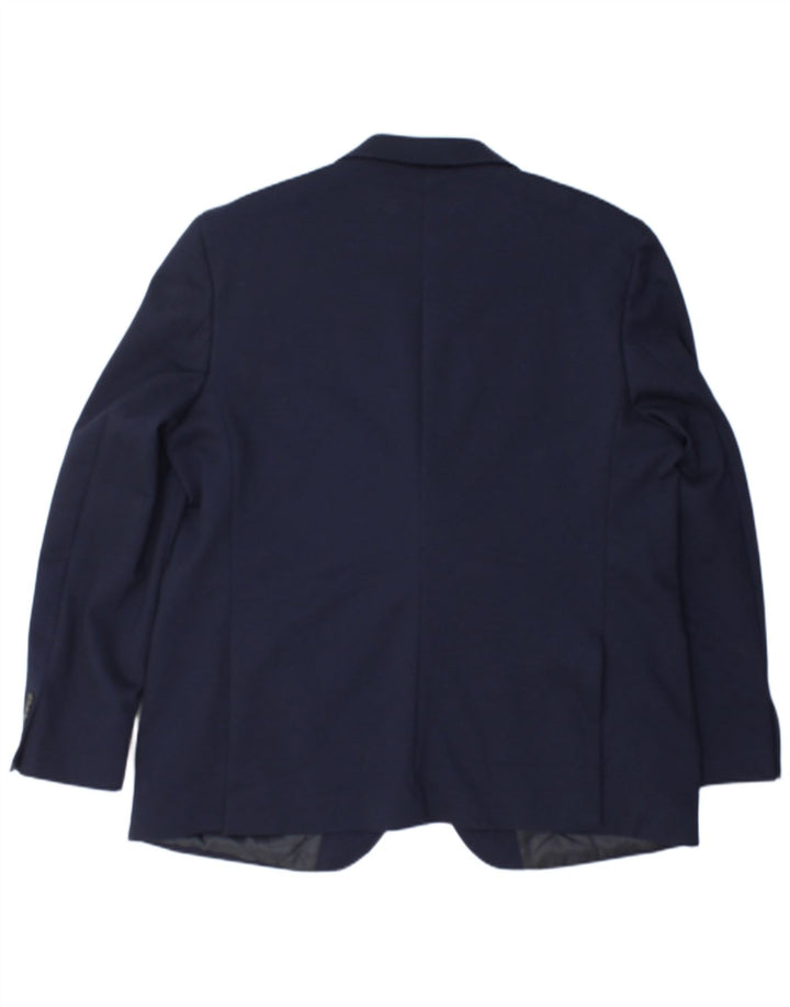 Marks & Spencer Ανδρικό μπουφάν σακάκι με 2 κουμπιά UK 48 2XL Navy Blue Polyamide