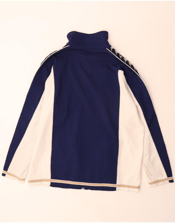 KAPPA Ανδρική φόρμα αθλητικής φόρμας με γραφικά Top Jacket XL Navy Blue Colorblock Polyester