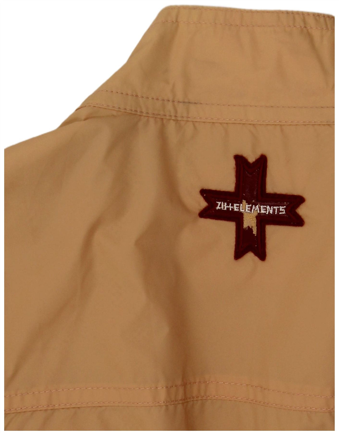 Zu Elements Γυναικείο Crop Bomber Jacket UK 10 Small Beige Polyamide