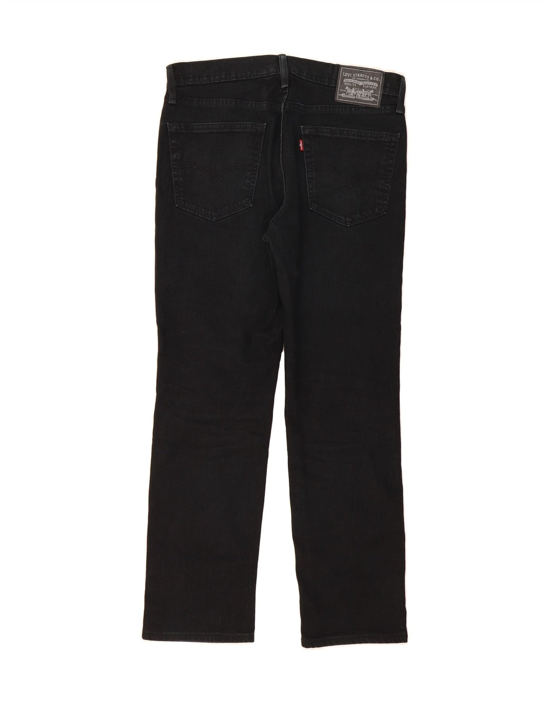 LEVI'S Mens Straight Jeans W31 L32 Navy Blue Cotton Vintage Levi's and Second-Hand Levi's from Messina Hembry 