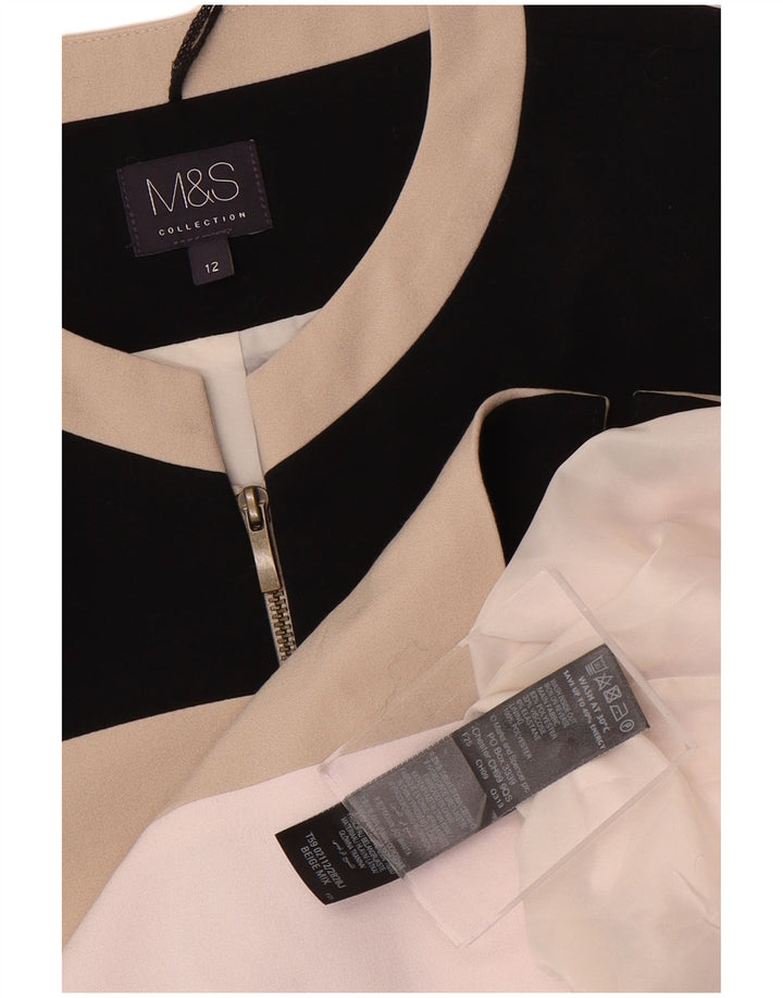 Marks & Spencer Γυναικείο μπουφάν UK 12 Medium Beige Colourblock