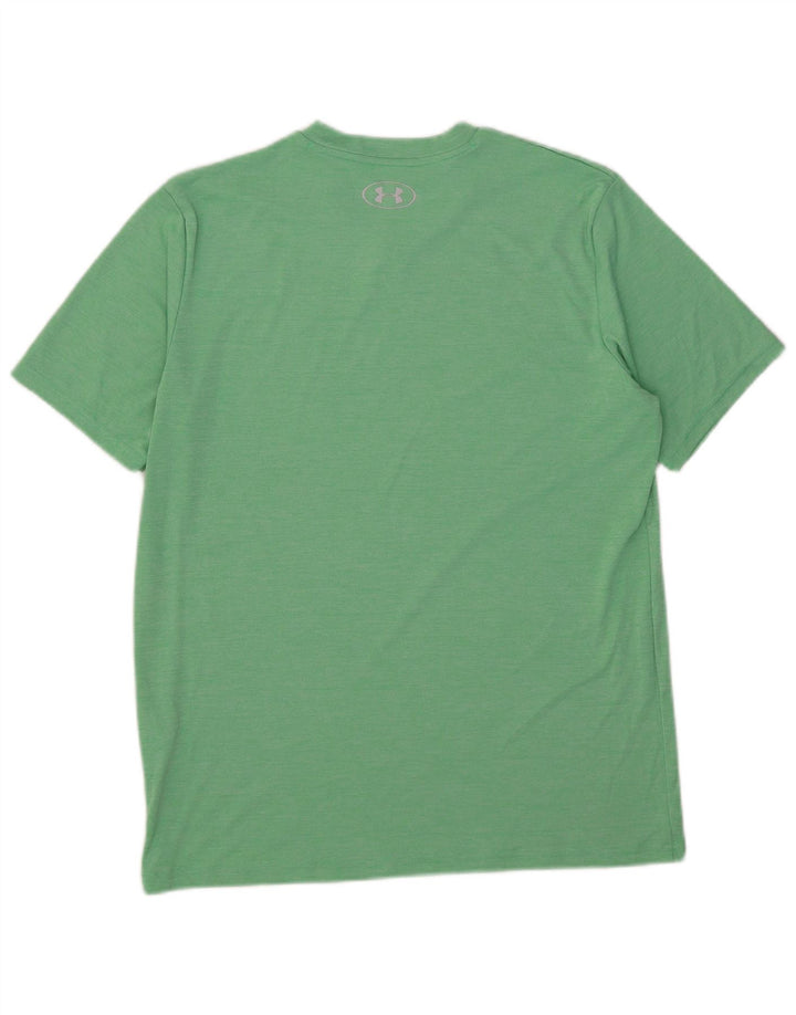 Ανδρικό T-Shirt Under Armour Top Μεσαίο πράσινο πολυεστέρα