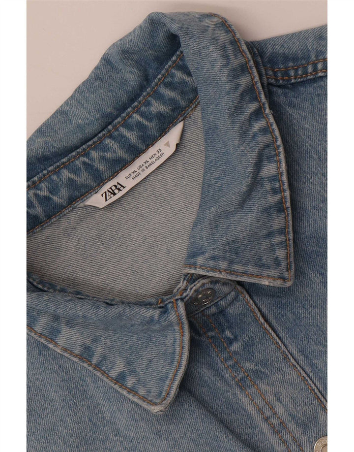 Zara Γυναικείο Τζιν Πουκάμισο UK 18 XL Μπλε