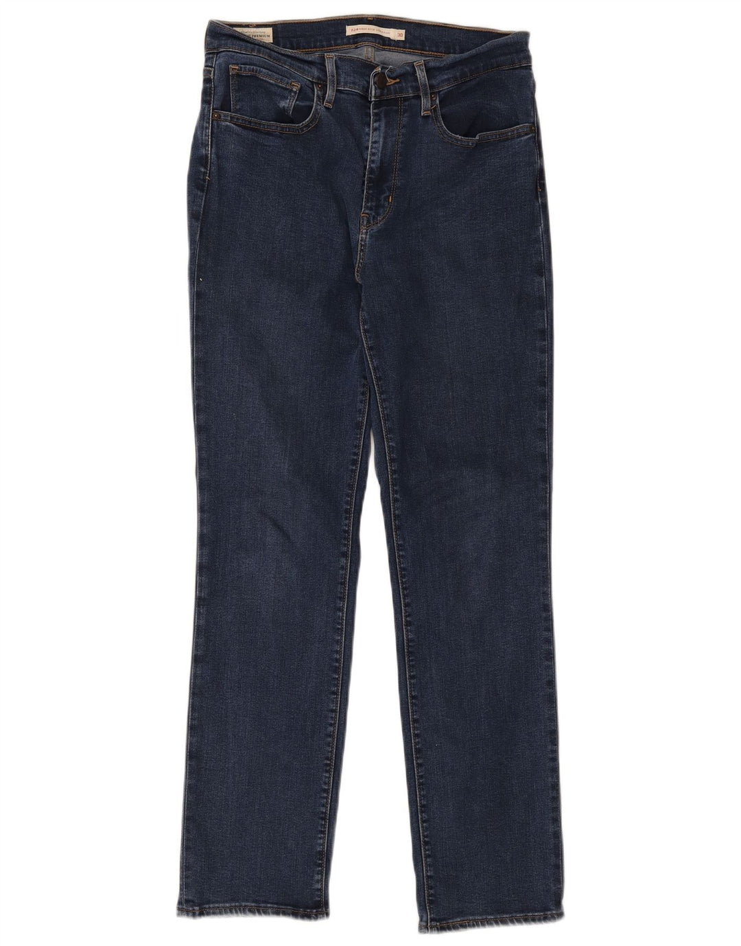 Γυναικείο τζιν Levi's 724 ψηλό ίσιο W30 L30 μπλε