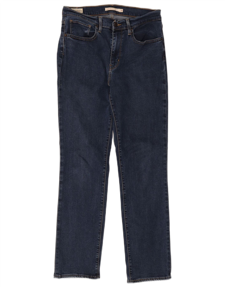 Γυναικείο τζιν Levi's 724 ψηλό ίσιο W30 L30 μπλε