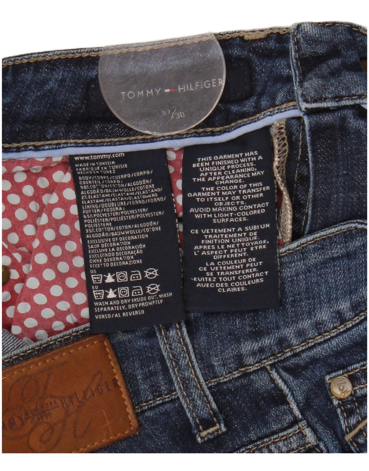 Γυναικείο τζιν μποτάκι TOMMY HILFIGER W27 L30 Navy Blue Cotton