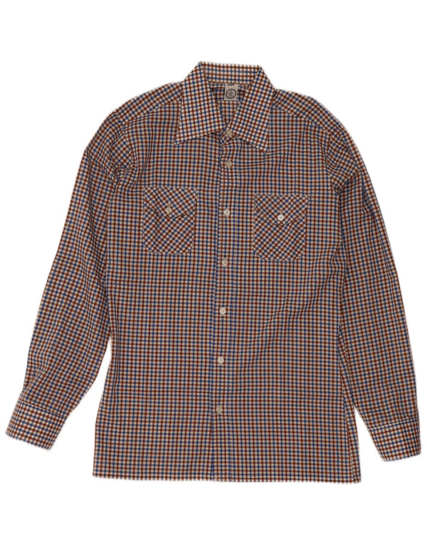 Vintage ανδρικό πουκάμισο μεσαίο πολύχρωμο Gingham