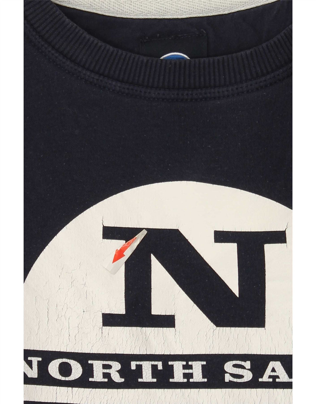 Ανδρικό γραφικό φούτερ North Sails Small Navy Blue βαμβακερό