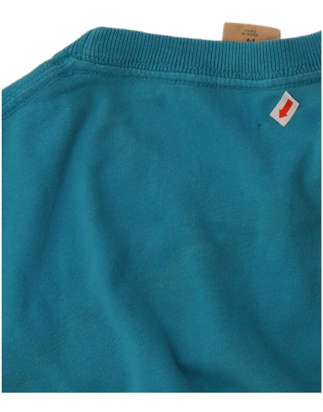 Ανδρικό γραφικό μπλουζάκι Hollister Top από μεσαίο μπλε βαμβακερό