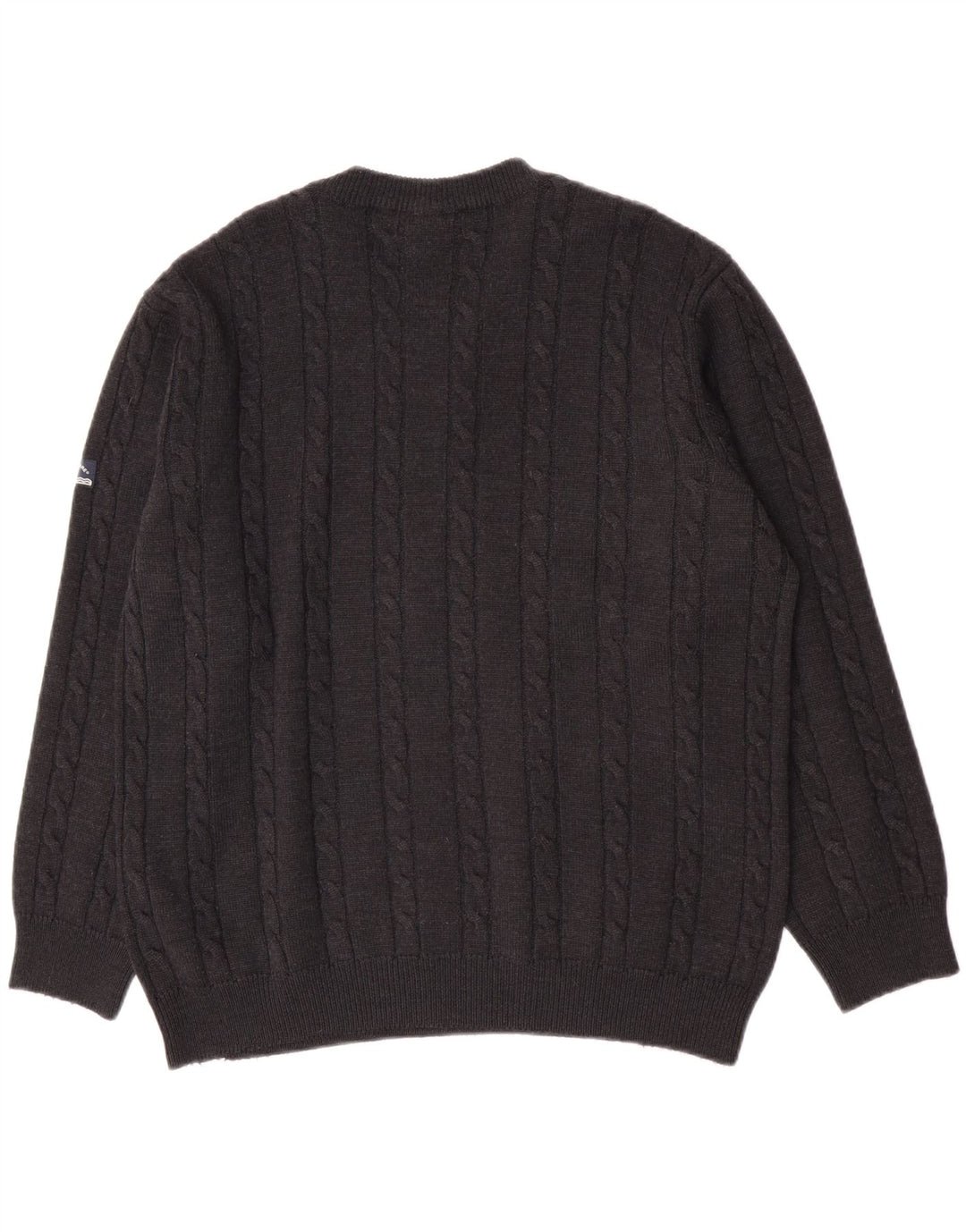 Ανδρικό πουλόβερ Navigare Crew Neck Jumper από μεγάλο γκρι μαλλί