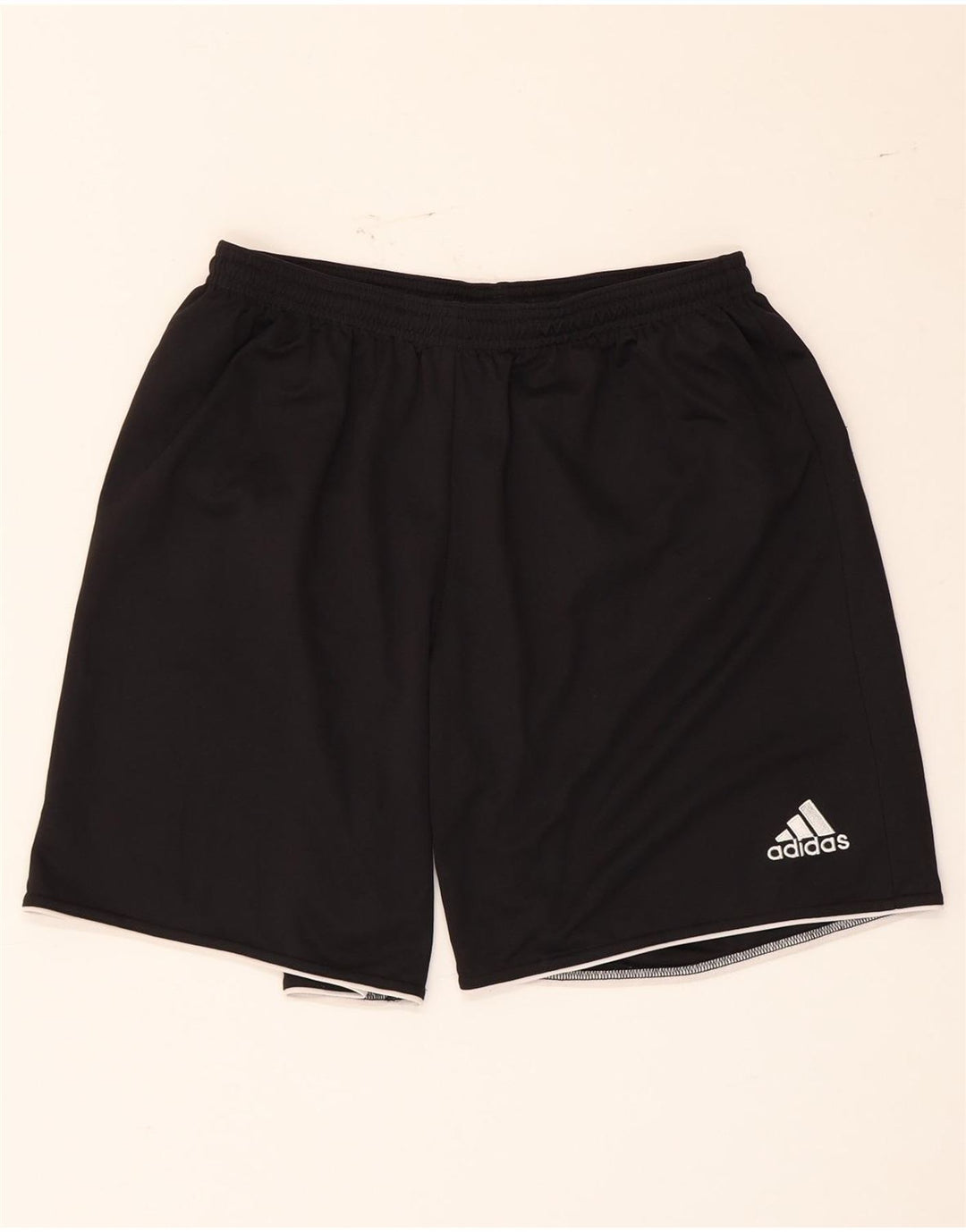Ανδρικό αθλητικό σορτς Adidas μεγάλο μαύρο πολυεστέρα