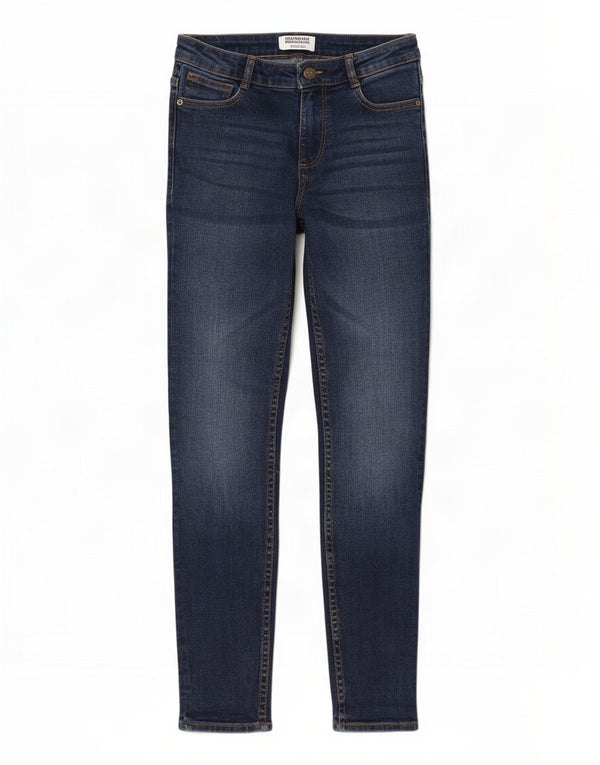 Zara Γυναικεία Trafaluc Skinny Jeans EU 36 XS W26 L27 Navy Blue Cotton