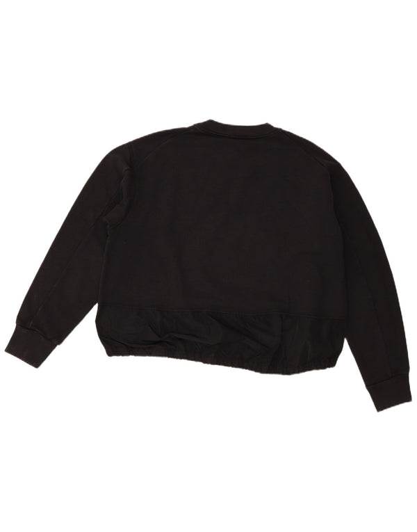 Dsquared2 Girls Oversized Graphic Crop Φούτερ Jumper 15-16 ετών Μαύρο